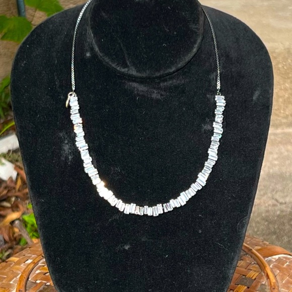 Adjustable Glam CZ Necklace, Whimsy Goth Choker Girly Valentines Gift, EUC - Picture 9 of 10